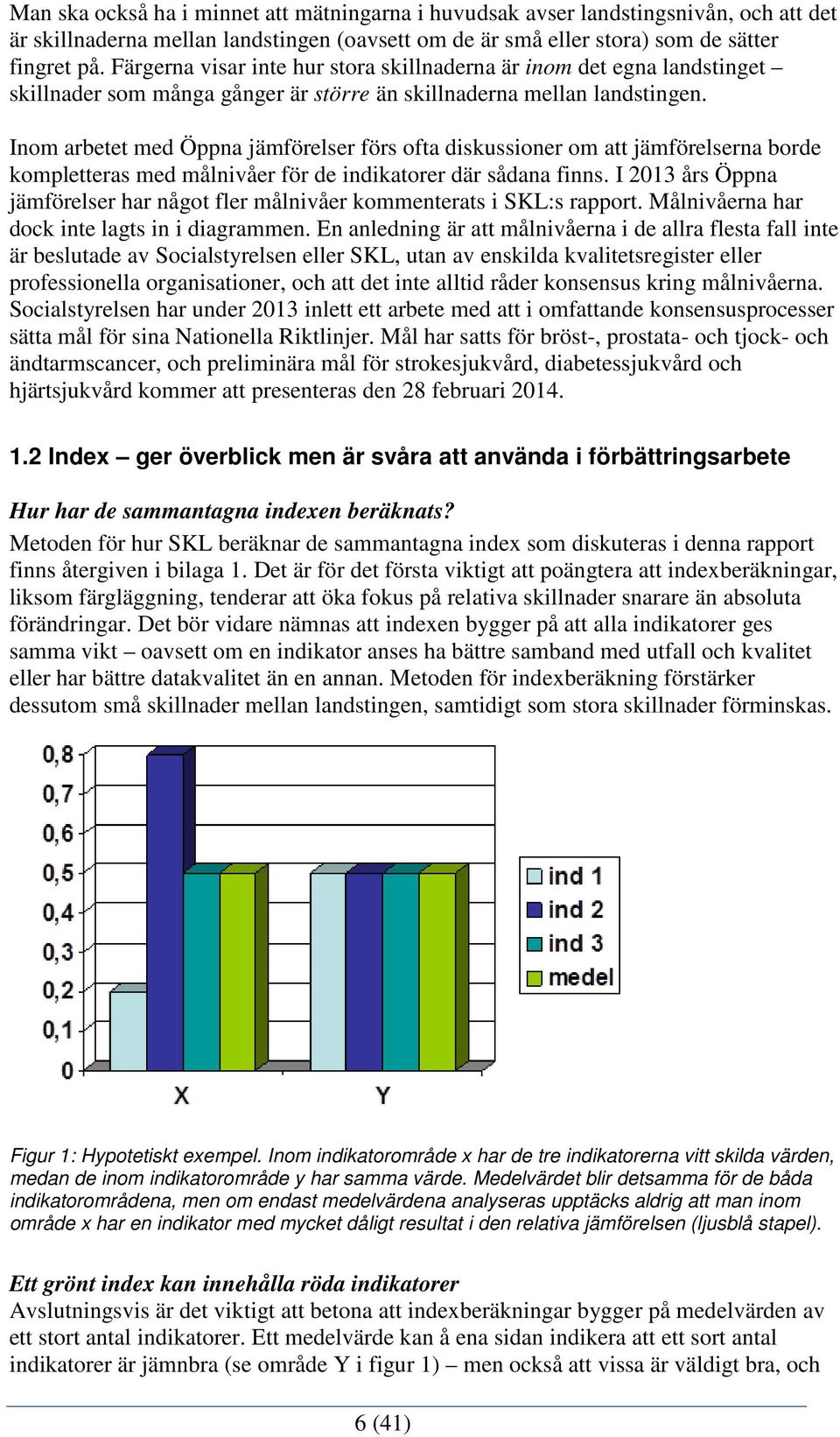 Inom arbetet med Öppna jämförelser förs ofta diskussioner om att jämförelserna borde kompletteras med målnivåer för de indikatorer där sådana finns.