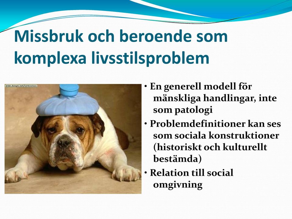 Problemdefinitioner kan ses som sociala konstruktioner