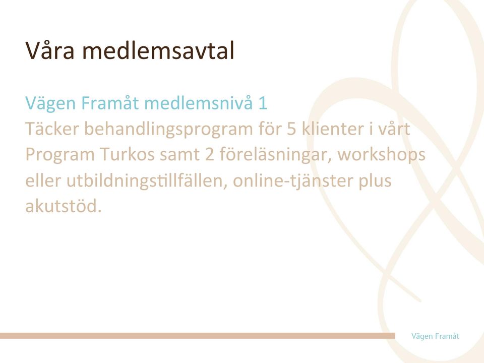 Program Turkos samt 2 föreläsningar, workshops