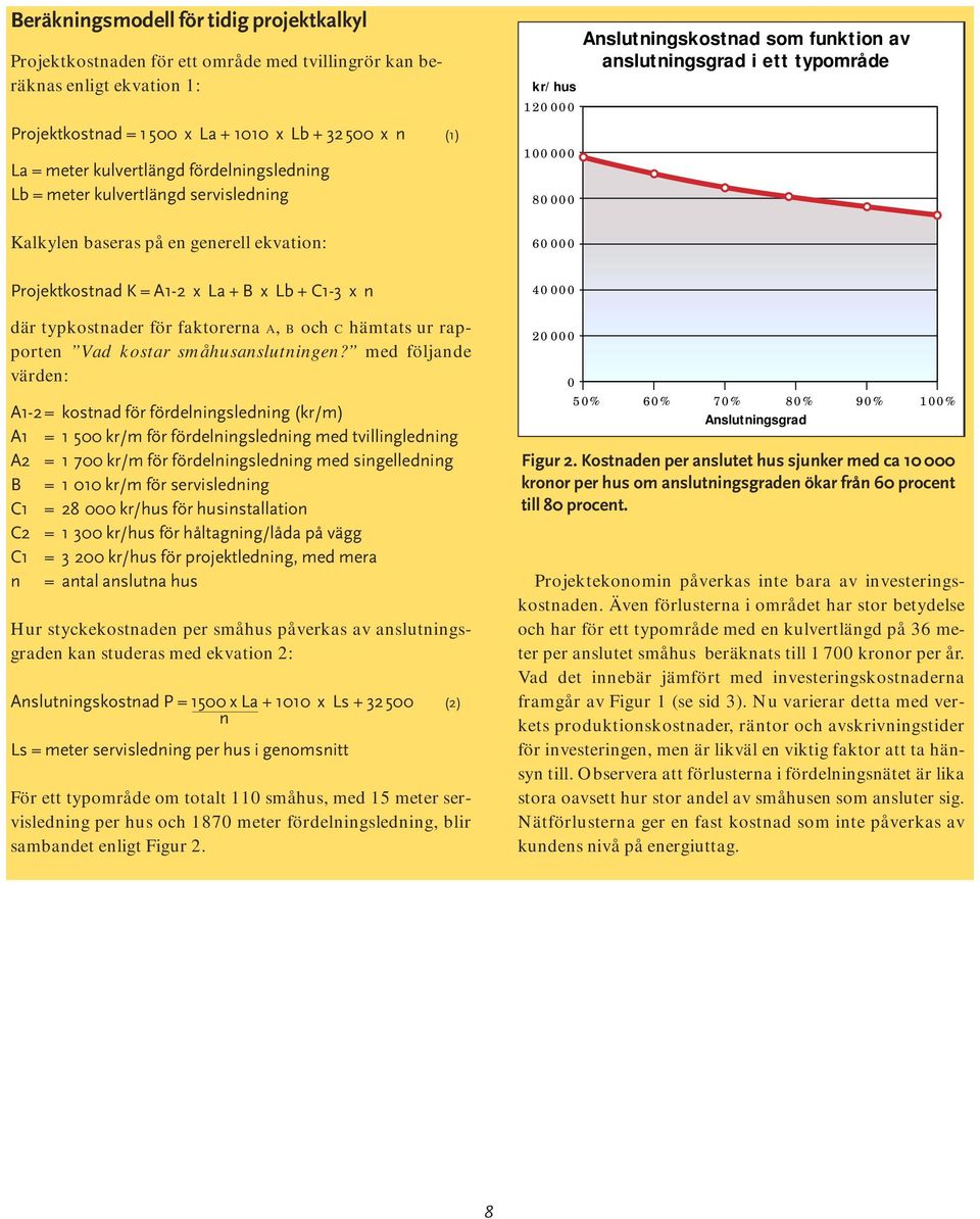 ur rapporten Vad kostar småhusanslutningen?