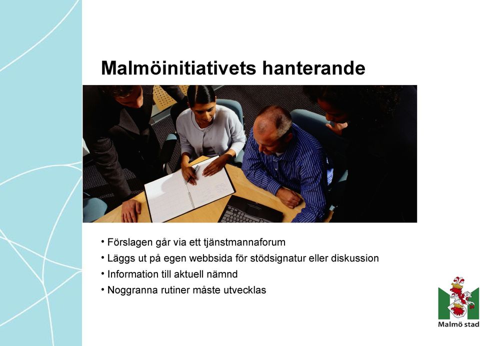 för stödsignatur eller diskussion Information