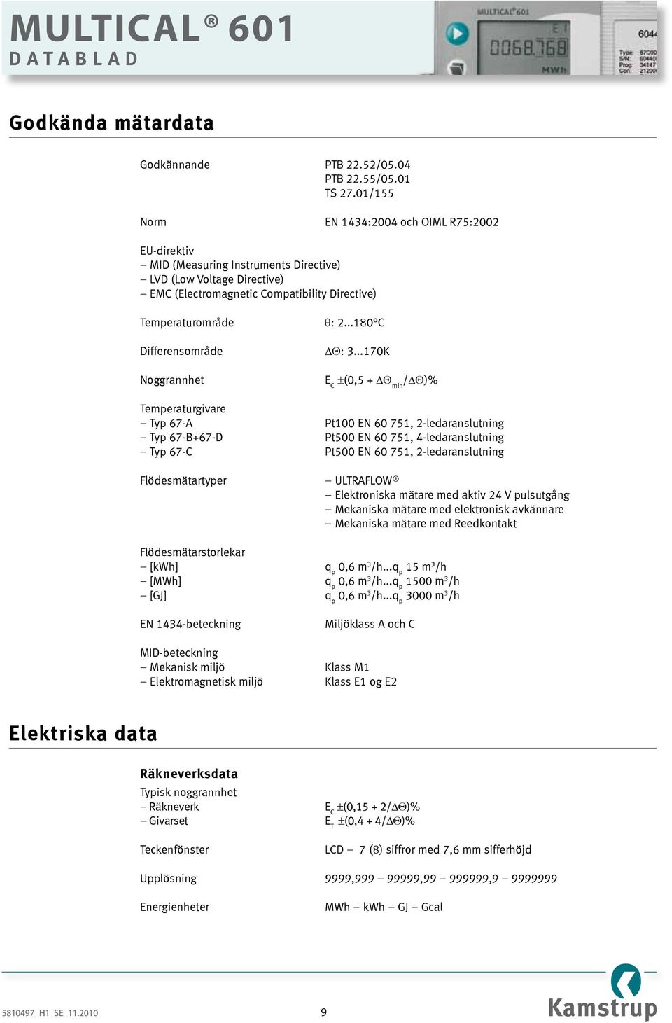 Noggrannhet θ: 2...180 C Θ: 3.