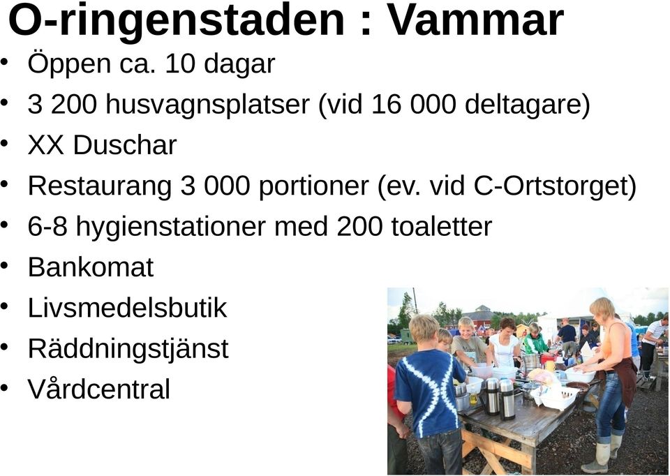 Duschar Restaurang 3 000 portioner (ev.