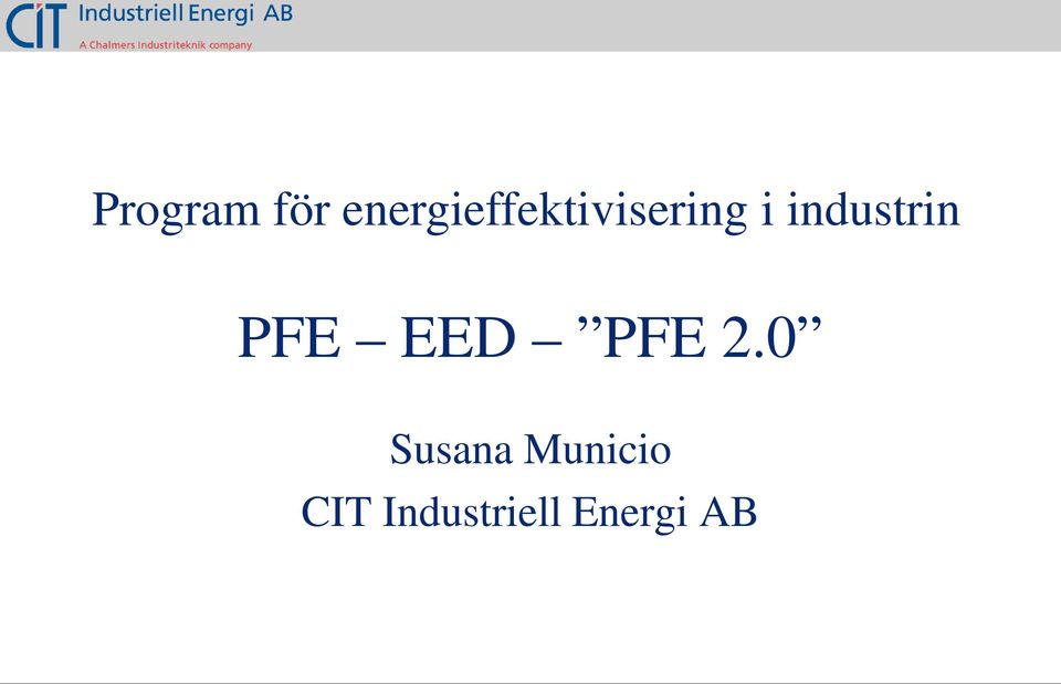 industrin PFE EED PFE 2.