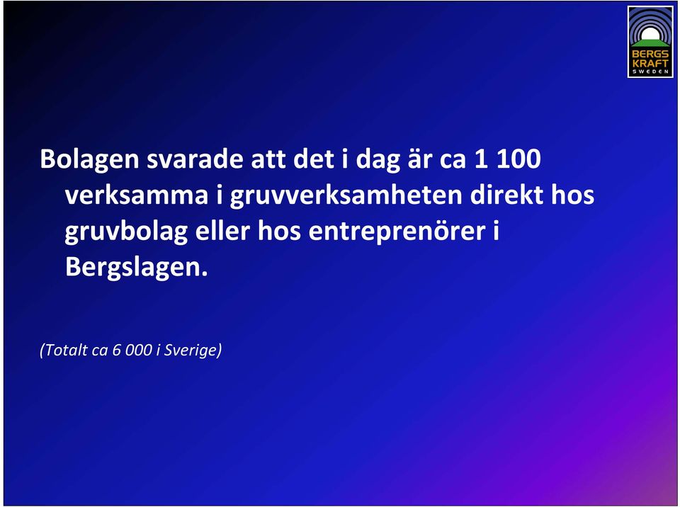 hos gruvbolag eller hos entreprenörer i