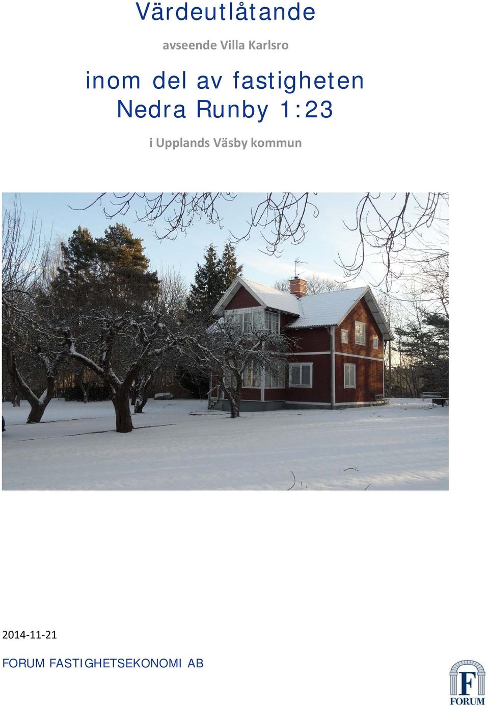 Nedra Runby 1:23 i Upplands Väsby