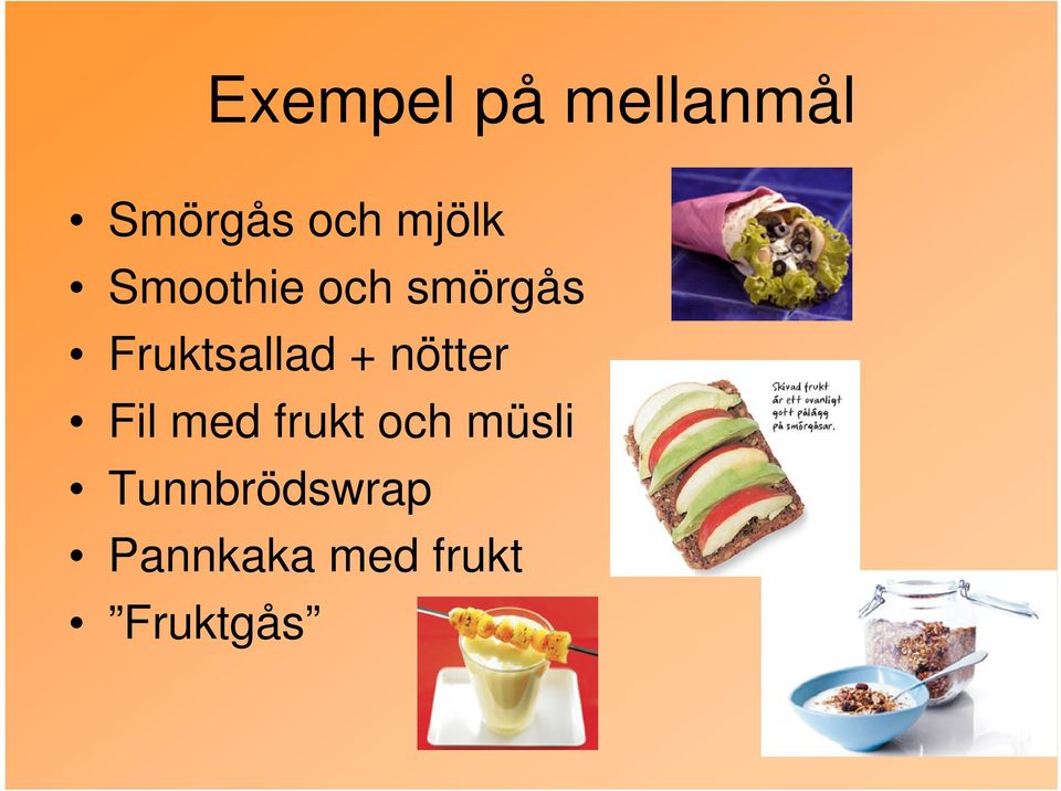 Fruktsallad + nötter Fil med frukt