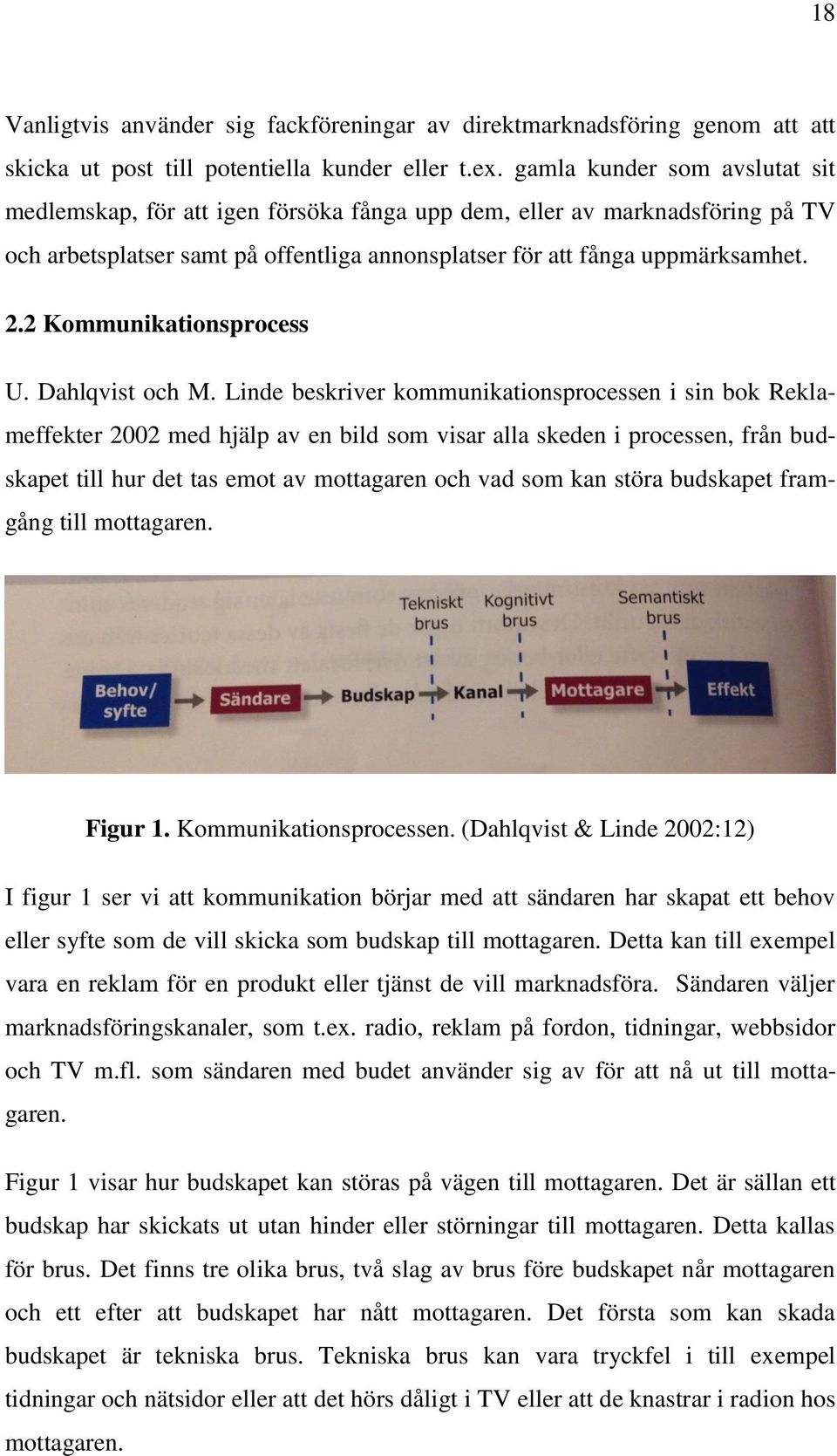 2 Kommunikationsprocess U. Dahlqvist och M.