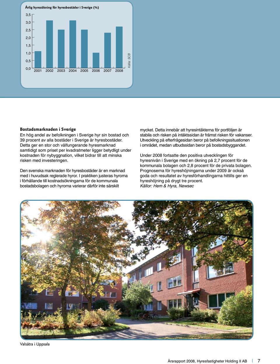 Detta ger en stor och välfungerande hyresmarknad samtidigt som priset per kvadratmeter ligger betydligt under kostnaden för nybyggnation, vilket bidrar till att minska risken med investeringen.