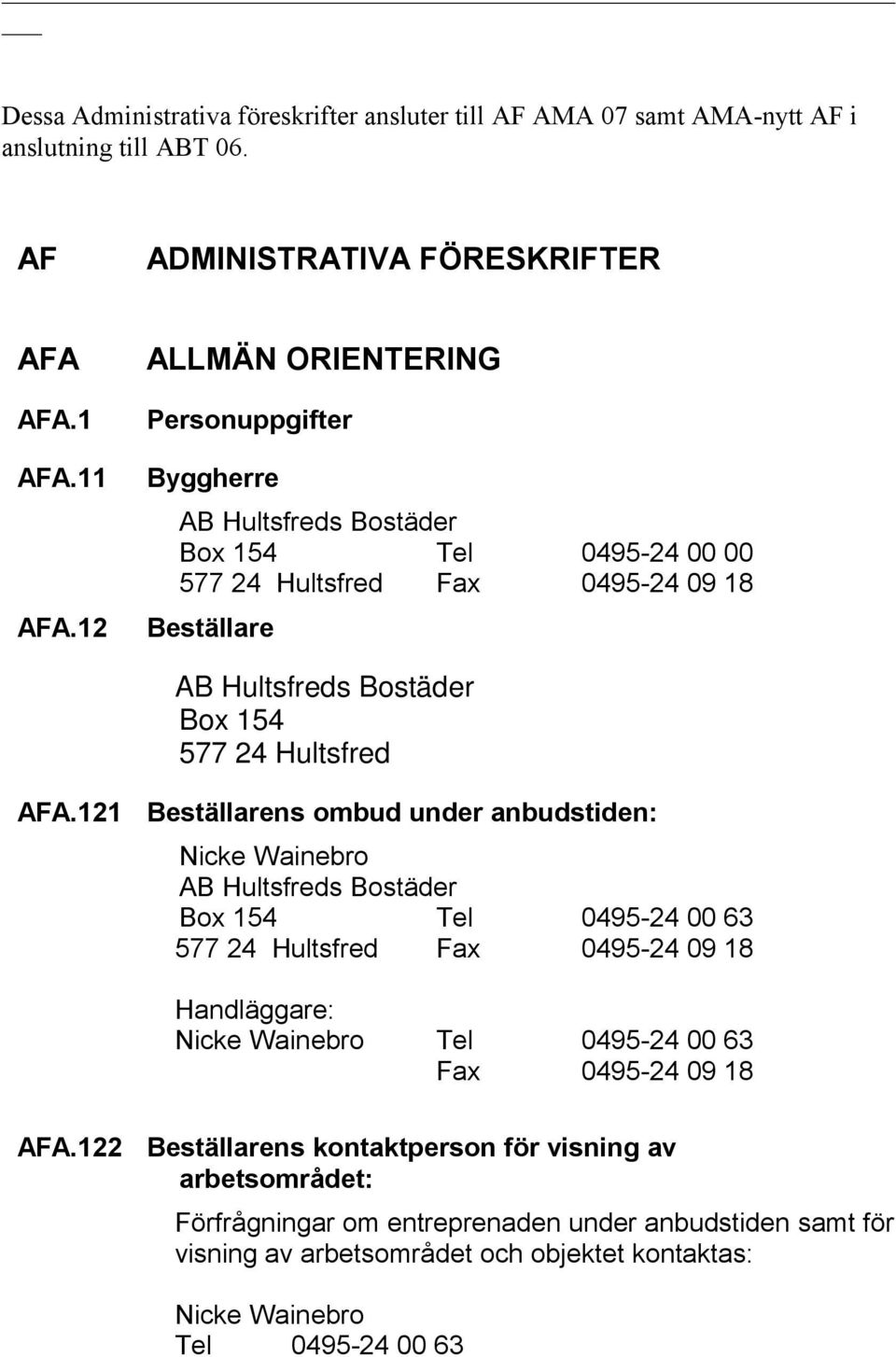 Hultsfred AFA.