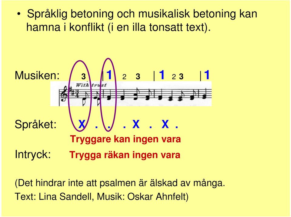 .. X. X. Intryck: Tryggare kan ingen vara Trygga räkan ingen vara (Det