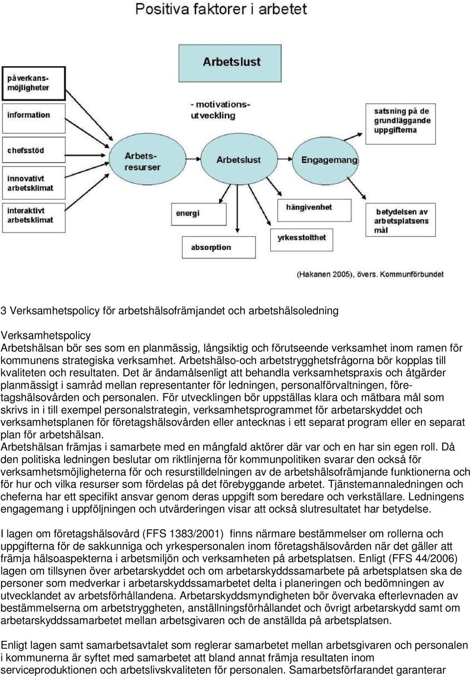 Det är ändamålsenligt att behandla verksamhetspraxis och åtgärder planmässigt i samråd mellan representanter för ledningen, personalförvaltningen, företagshälsovården och personalen.