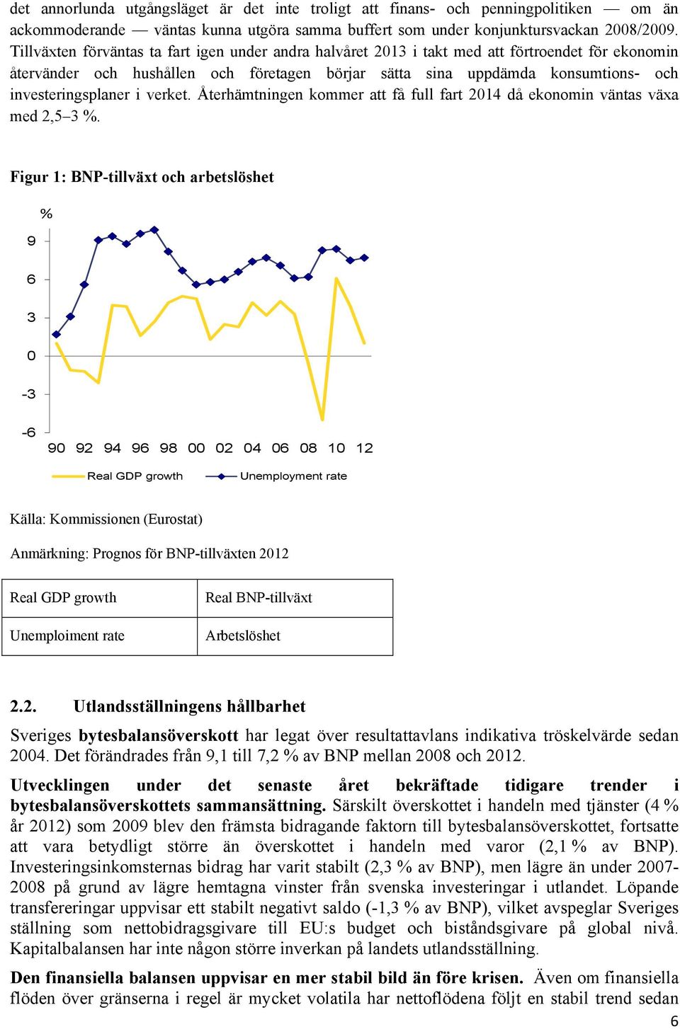 investeringsplaner i verket. Återhämtningen kommer att få full fart 214 då ekonomin väntas växa med 2,5 3 %.