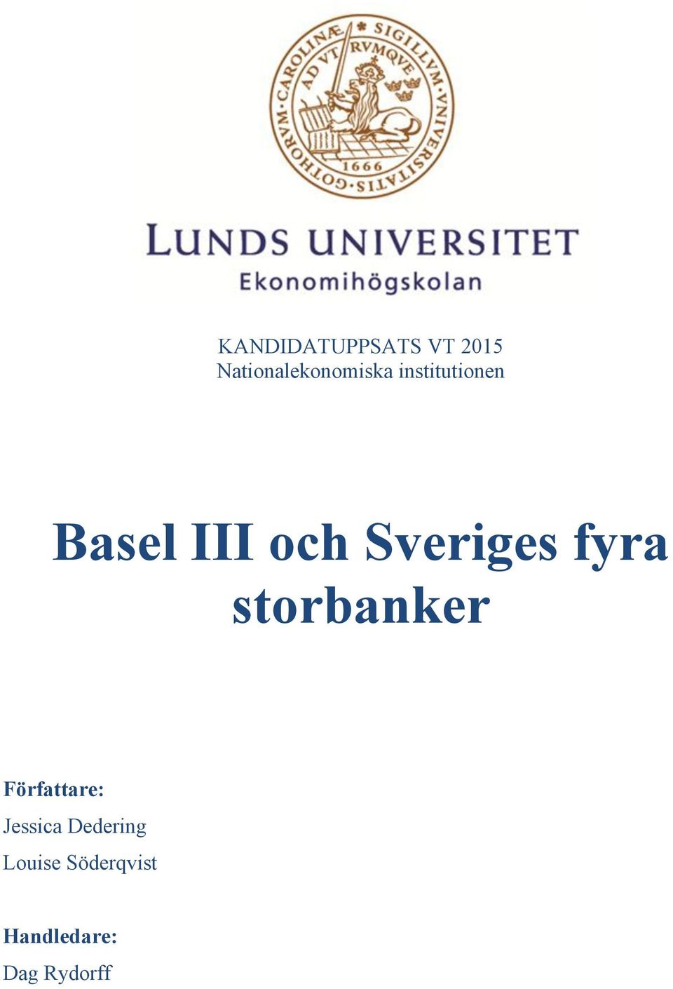 III och Sveriges fyra storbanker