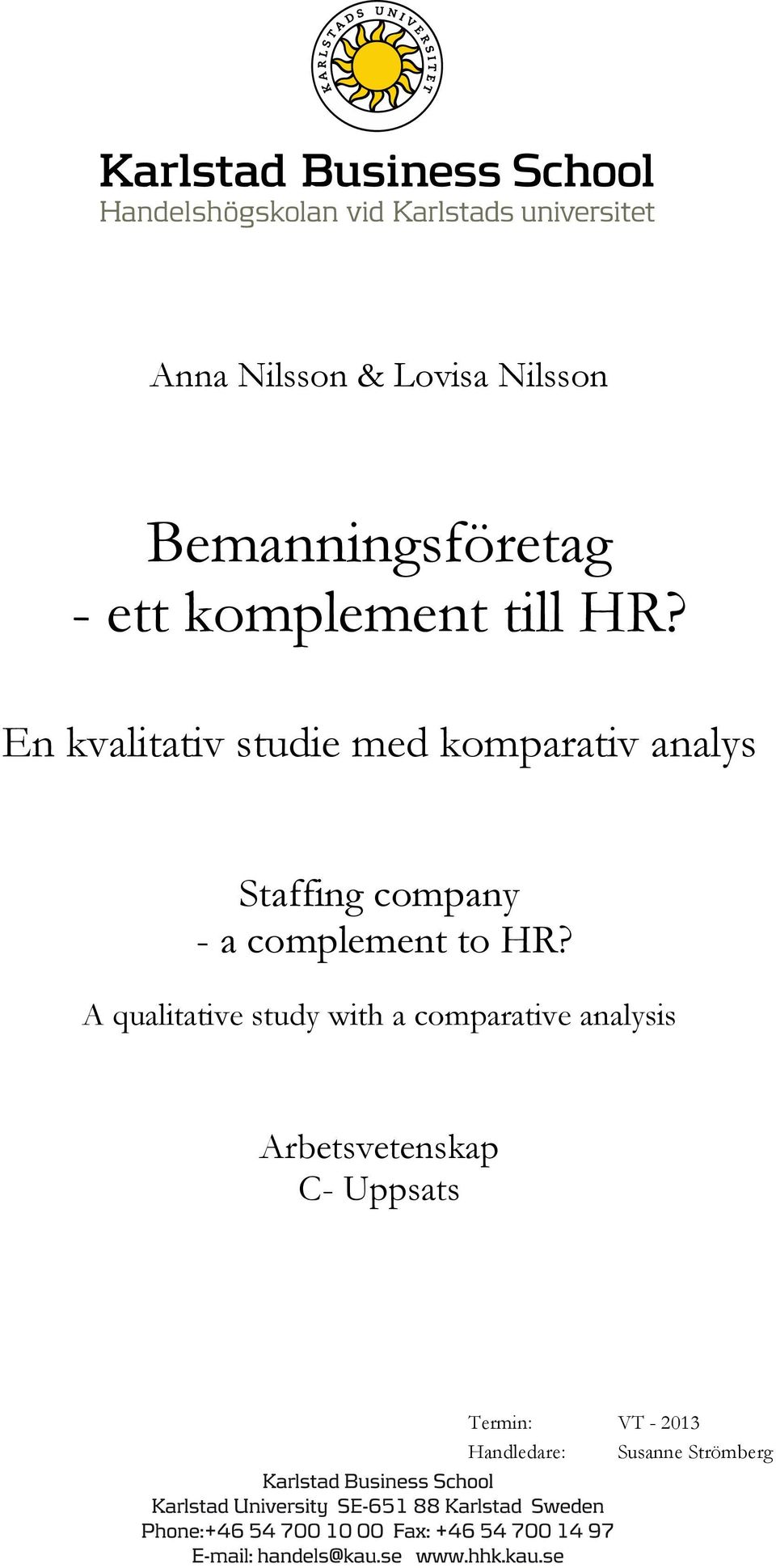 complement to HR?