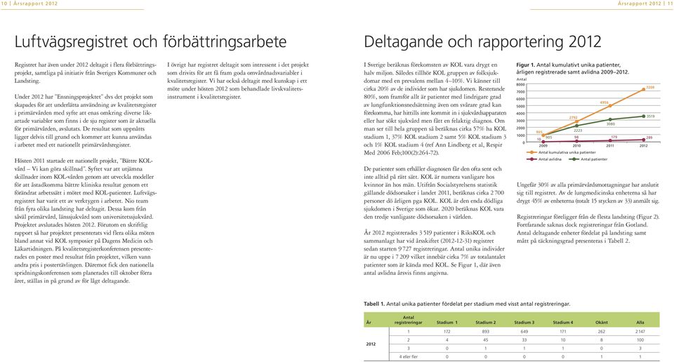 Under 212 har Ensningsprojektet dvs det projekt som skapades för att underlätta användning av kvalitetsregister i primärvården med syfte att enas omkring diverse likartade variabler som finns i de