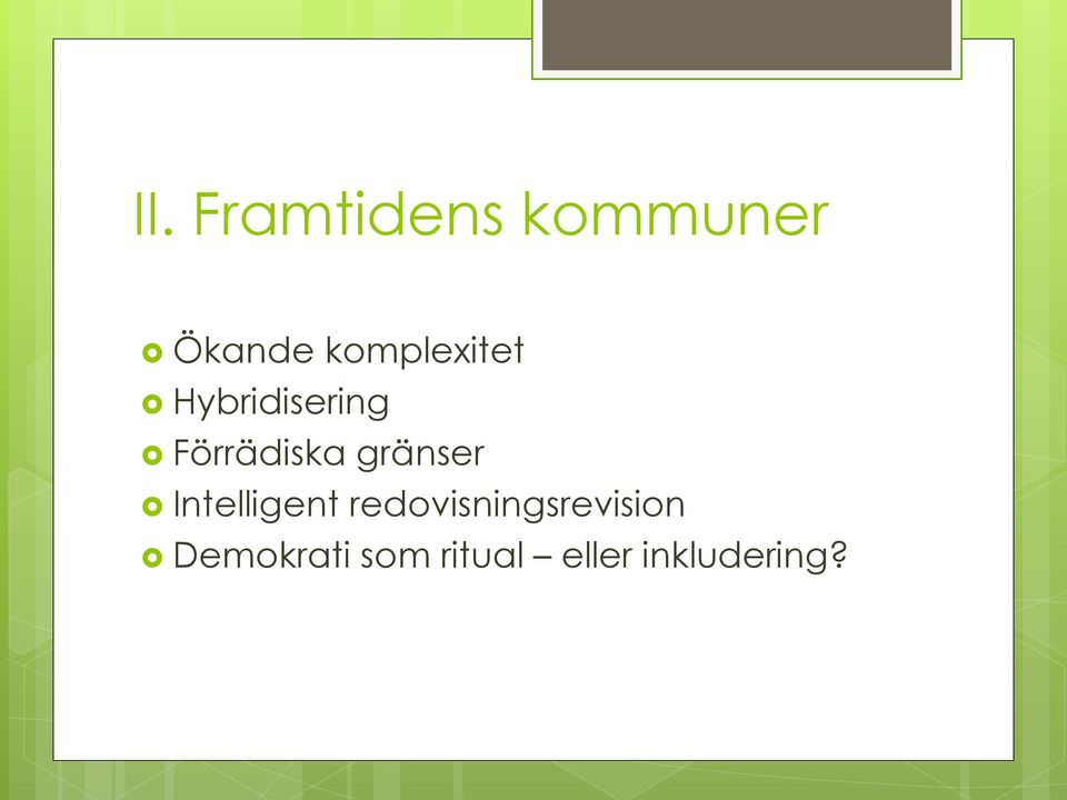 gränser Intelligent