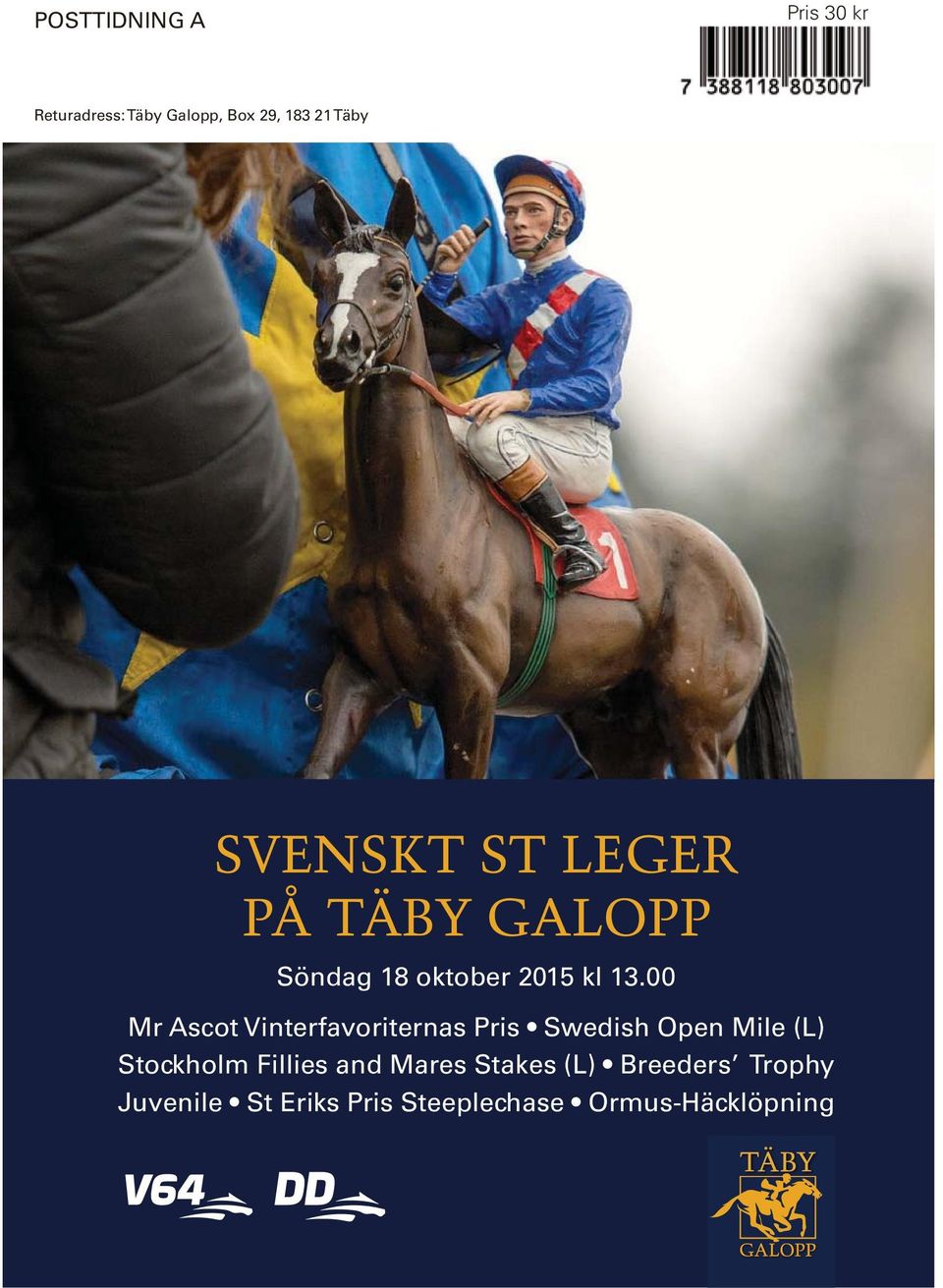 Box 9, Täby SVENSKT ST LEGER