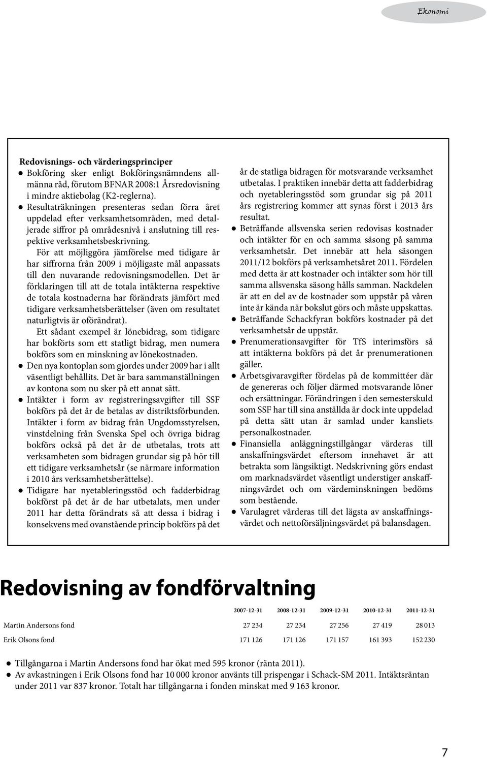 För att möjliggöra jämförelse med tidigare år har siffrorna från 2009 i möjligaste mål anpassats till den nuvarande redovisningsmodellen.