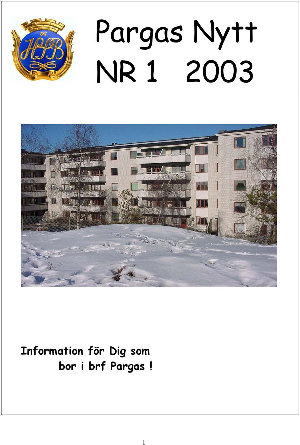 för Dig som bor