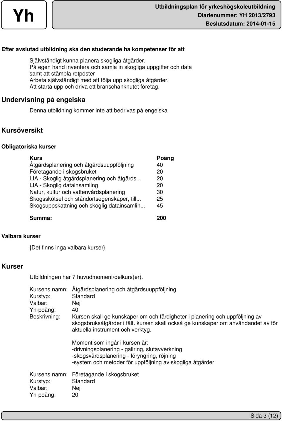 Att starta upp och driva ett branschanknutet företag.