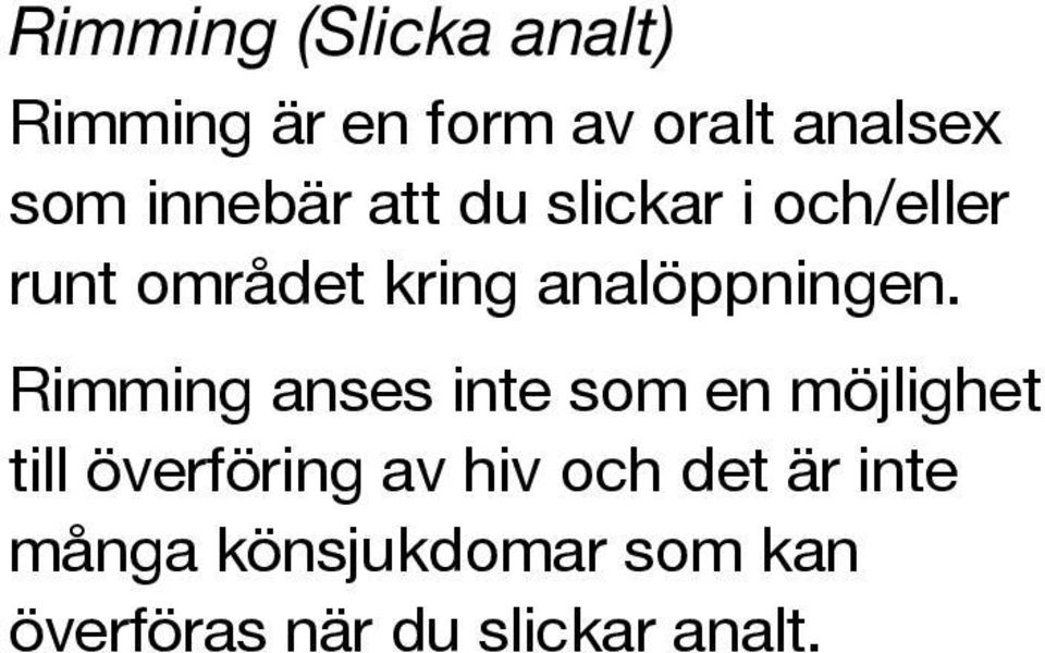analöppningen.