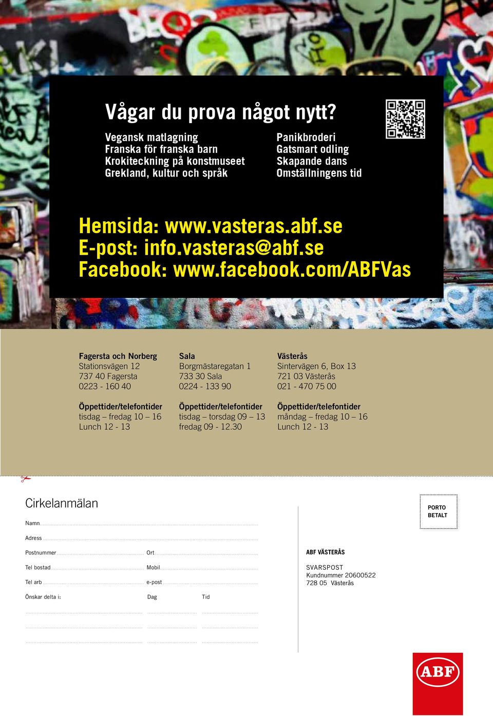 se E-post: info.vasteras@abf.se Facebook: www.facebook.