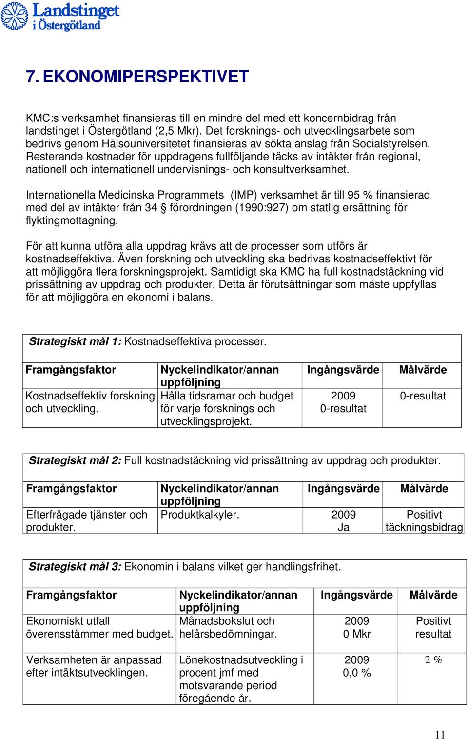 Resterande kostnader för uppdragens fullföljande täcks av intäkter från regional, nationell och internationell undervisnings- och konsultverksamhet.