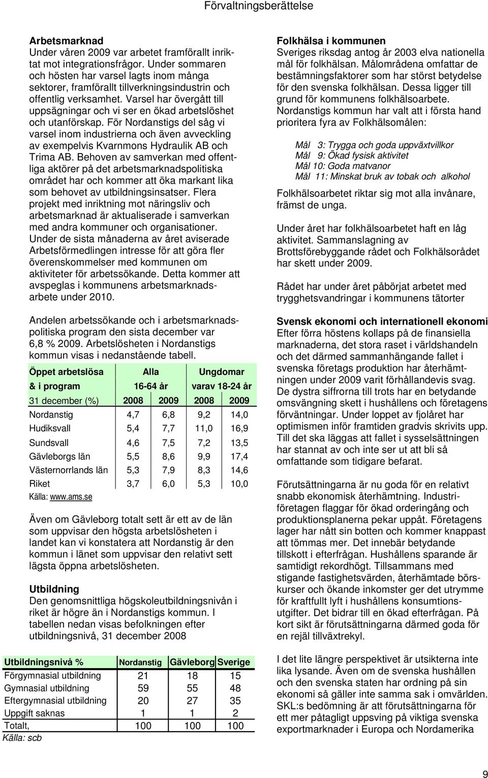 Varsel har övergått till uppsägningar och vi ser en ökad arbetslöshet och utanförskap.