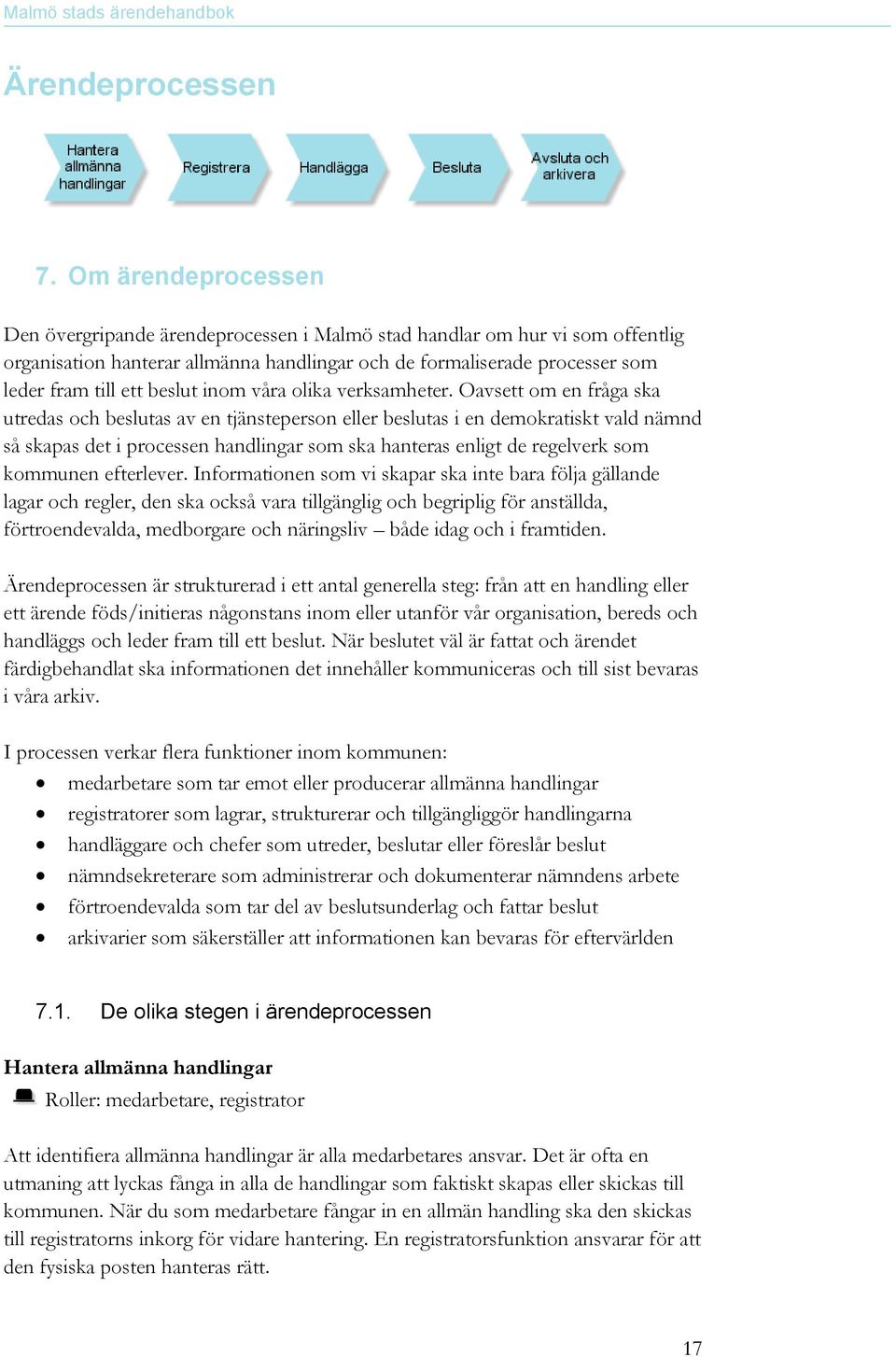 beslut inom våra olika verksamheter.