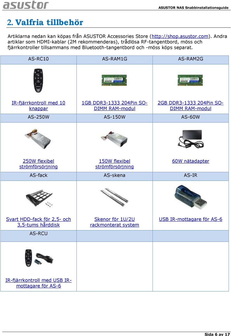 AS-RC10 AS-RAM1G AS-RAM2G IR-fjärrkontroll med 10 knappar 1GB DDR3-1333 204Pin SO- DIMM RAM-modul 2GB DDR3-1333 204Pin SO- DIMM RAM-modul AS-250W AS-150W AS-60W 250W flexibel