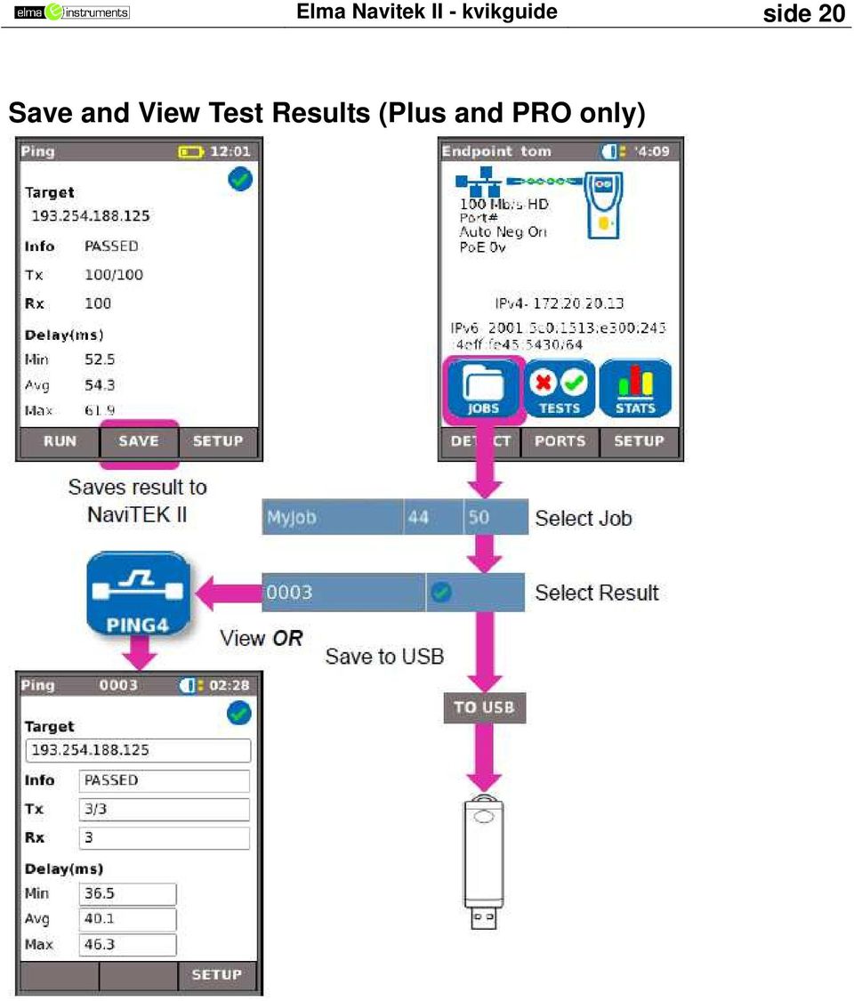 Save and View Test