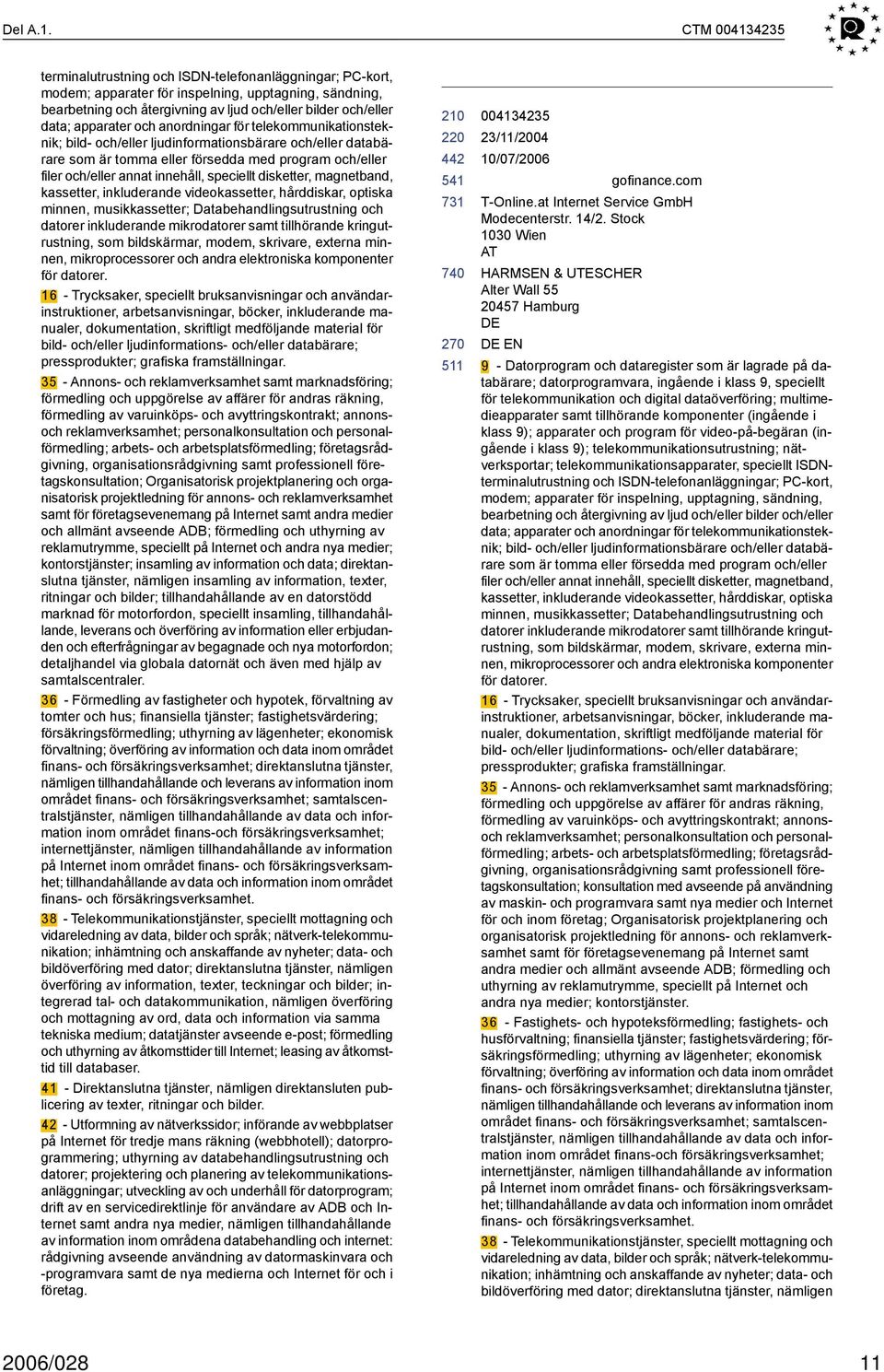 apparater och anordningar för telekommunikationsteknik; bild- och/eller ljudinformationsbärare och/eller databärare som är tomma eller försedda med program och/eller filer och/eller annat innehåll,