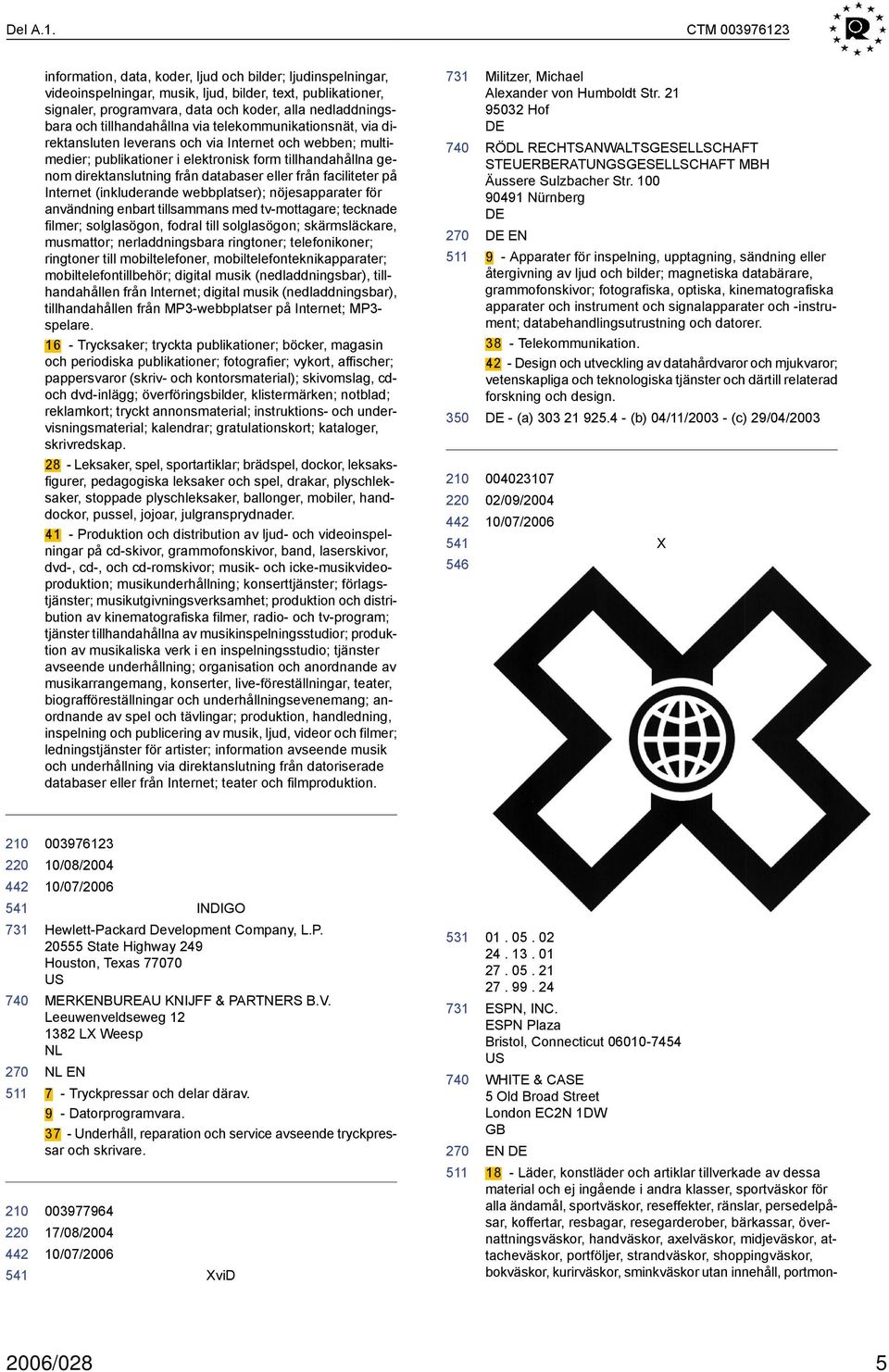 och tillhandahållna via telekommunikationsnät, via direktansluten leverans och via Internet och webben; multimedier; publikationer i elektronisk form tillhandahållna genom direktanslutning från