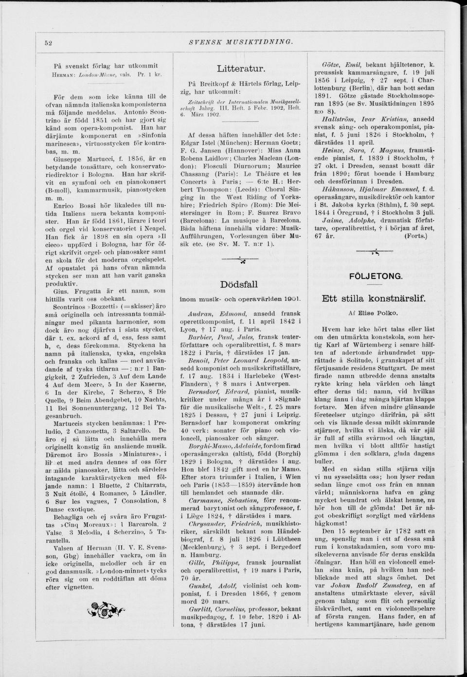 1856, är en betydande tonsättare, och konservatoriedirektor i Bologna. Han har skrifvit en symfoni och en pianokonsert (B-moll), kammarmusik, pianostycken m.