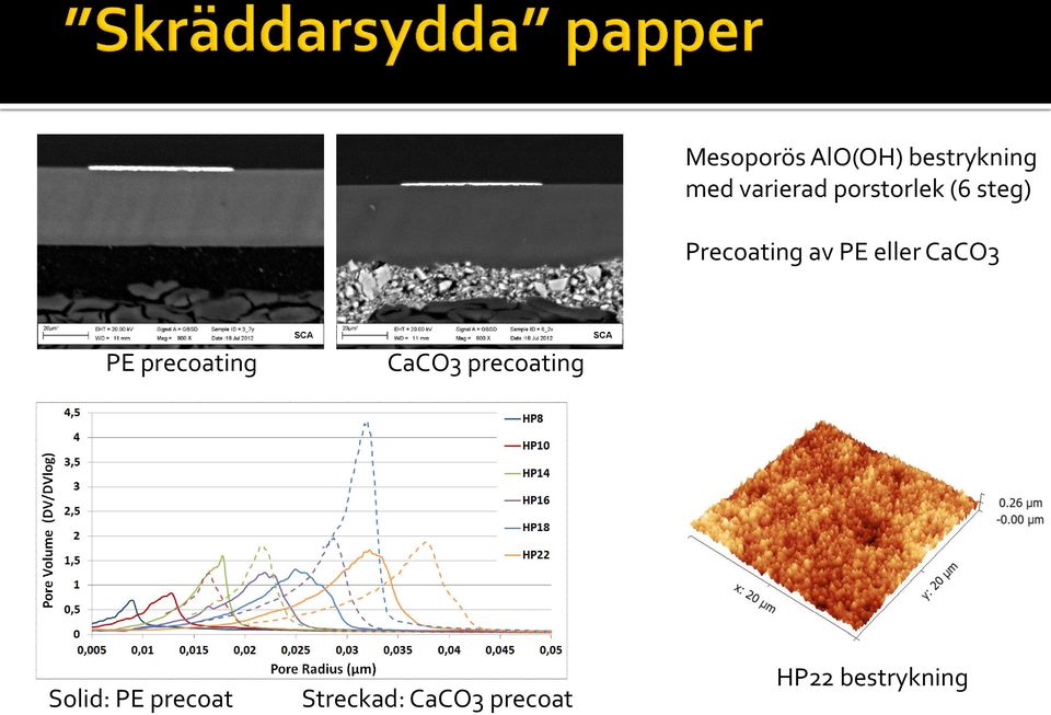 CaCO3 PE precoating CaCO3 precoating Solid: