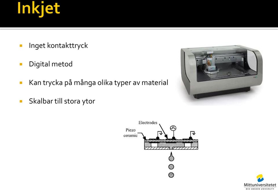 på många olika typer av