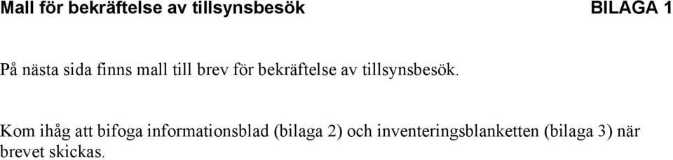 tillsynsbesök.