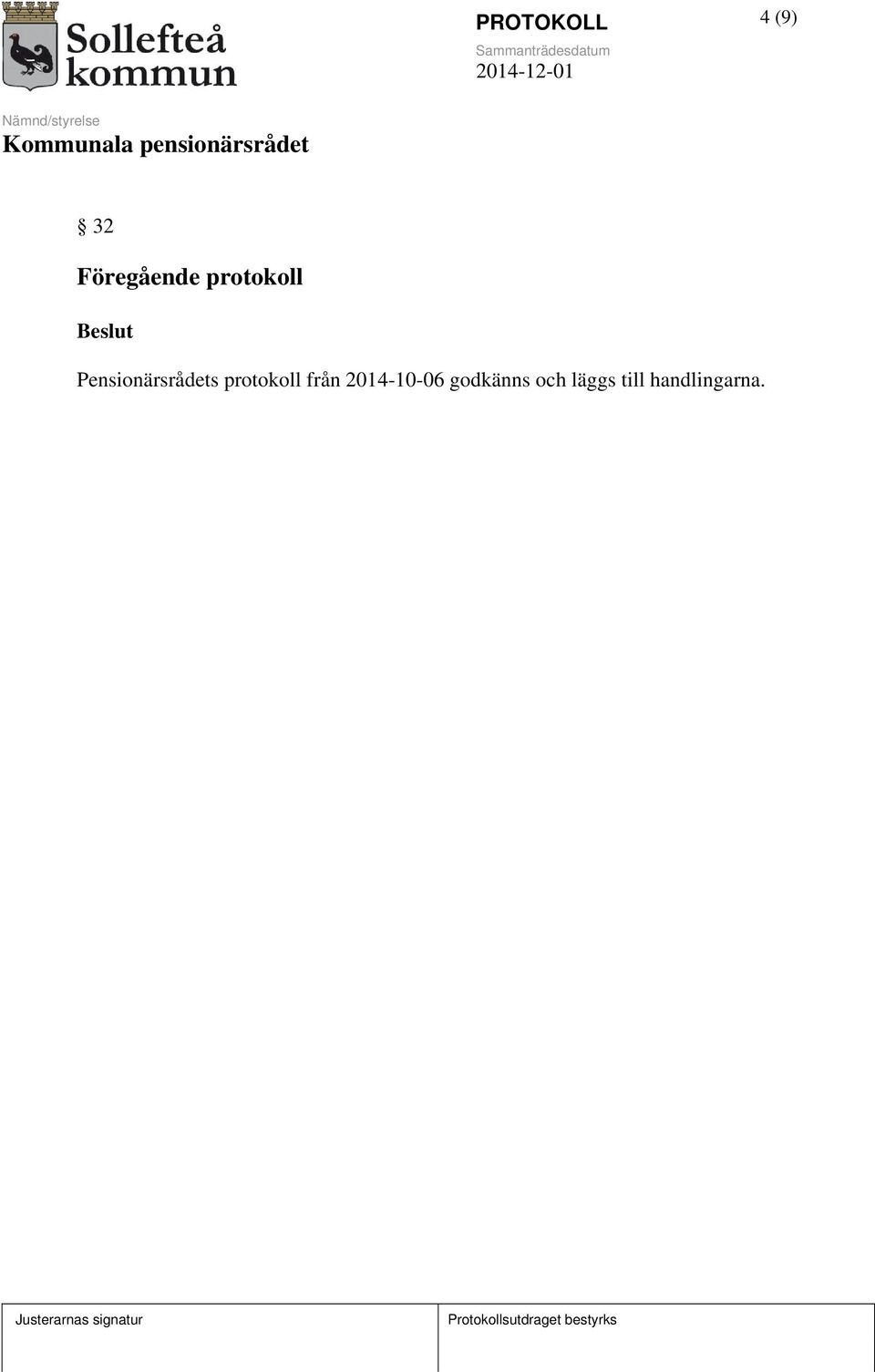 protokoll från 2014-10-06