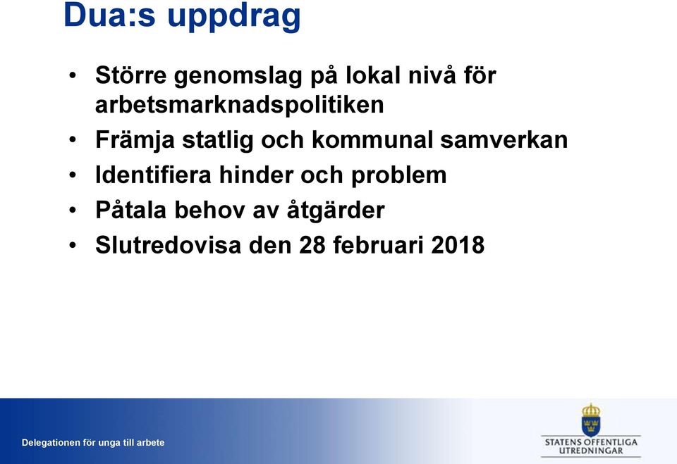 kommunal samverkan Identifiera hinder och problem