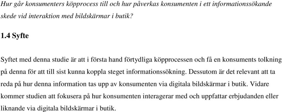 koppla steget informationssökning.