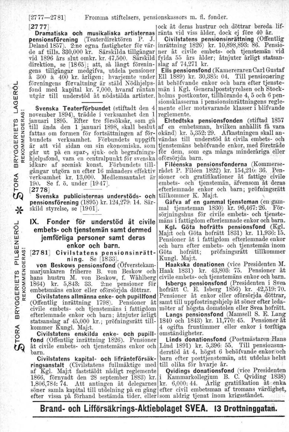 2:ne egna fastighete föl' vä- inättning 1826) k. 10,898,893: 86. Pensiode af tills. 330,000 k. Säskilda tillgånga ne åt civile enbets- och tjensteän. vid vid 1896 ås slut ok. k. 47,500.