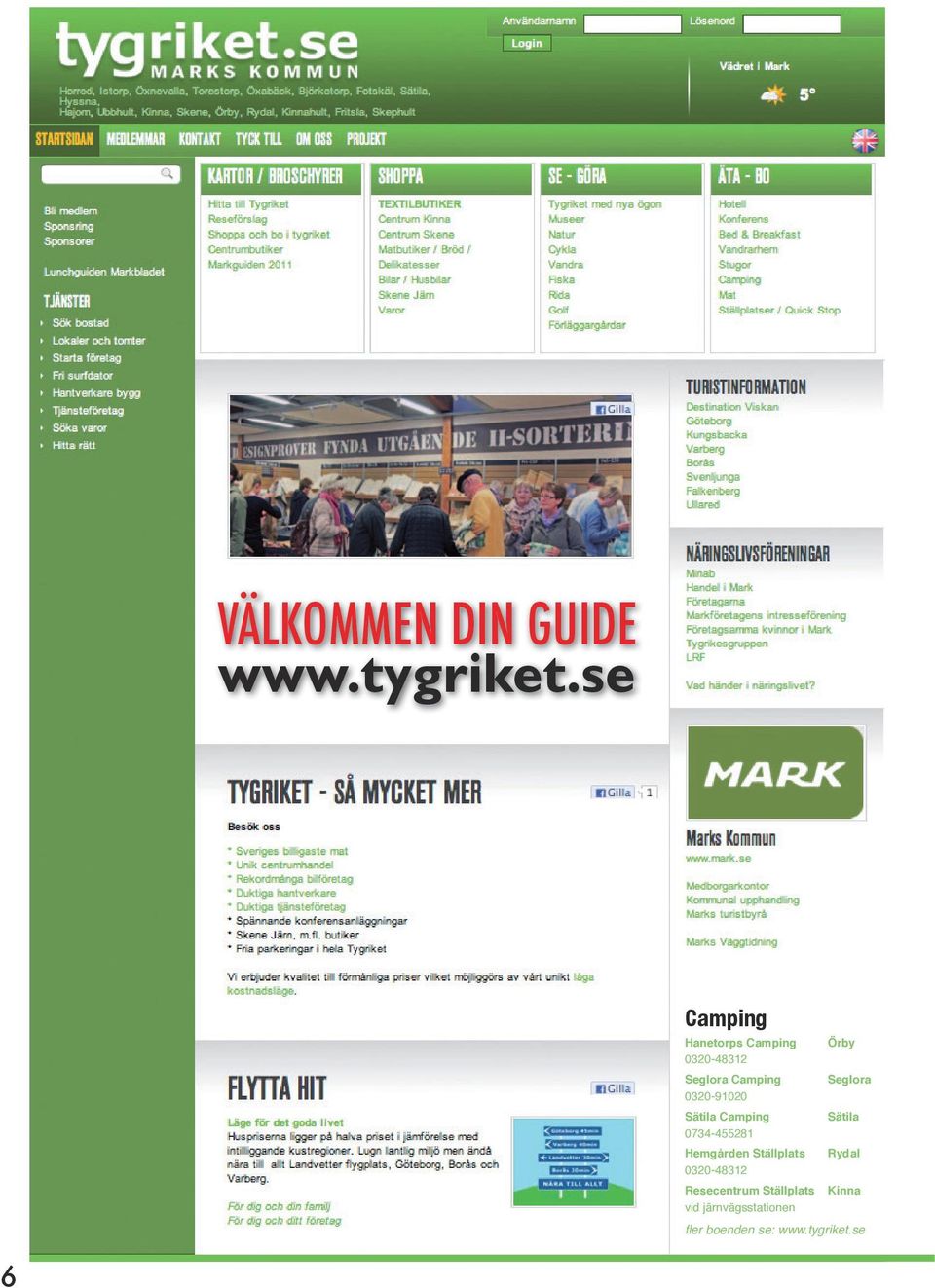 Sätila Camping 034-455281 Hemgården Ställplats 0320-48312