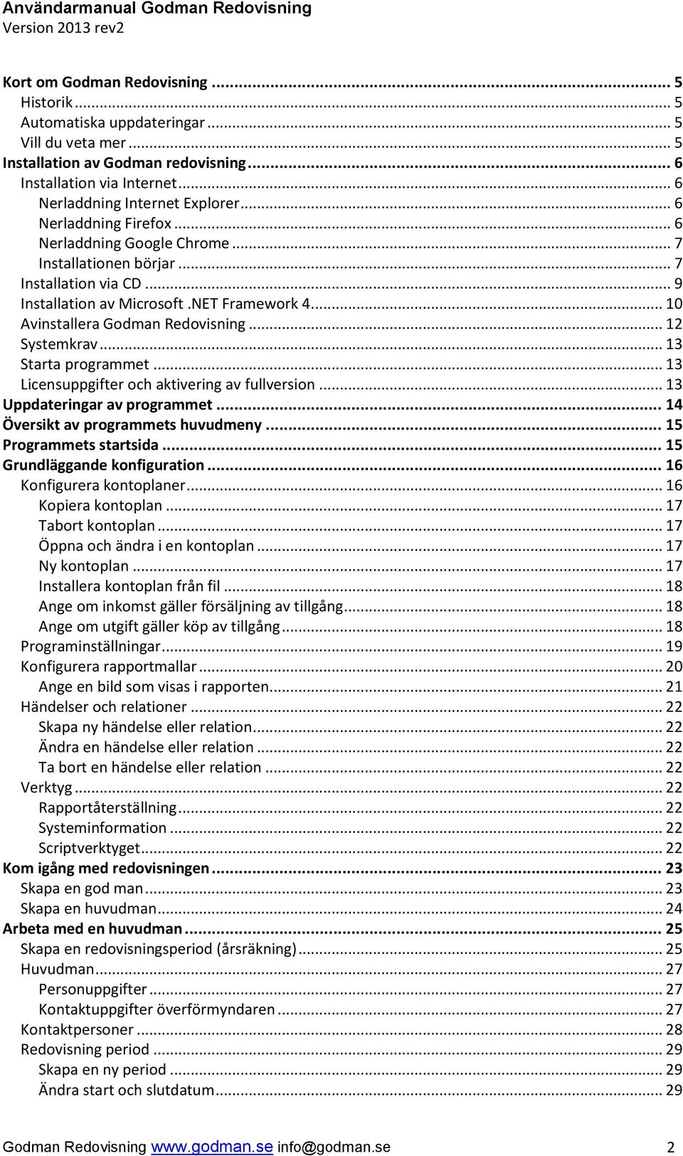 .. 10 Avinstallera Godman Redovisning... 12 Systemkrav... 13 Starta programmet... 13 Licensuppgifter och aktivering av fullversion... 13 Uppdateringar av programmet.