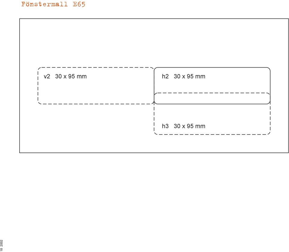 30 x 95 mm h3 30