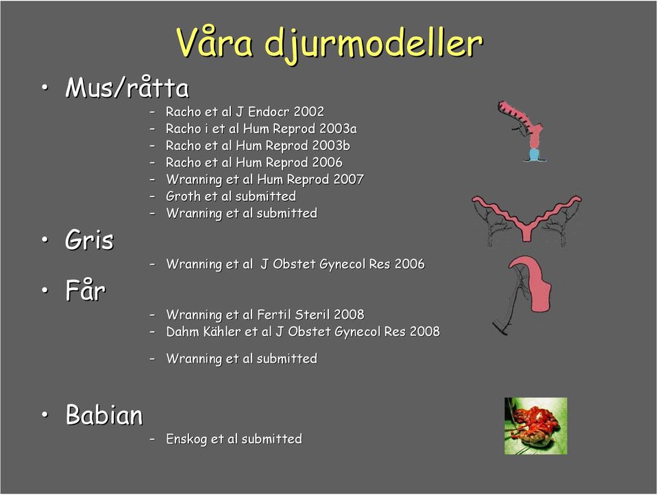 submitted Wranning et al submitted Wranning et al J Obstet Gynecol Res 2006 Wranning et al Fertil