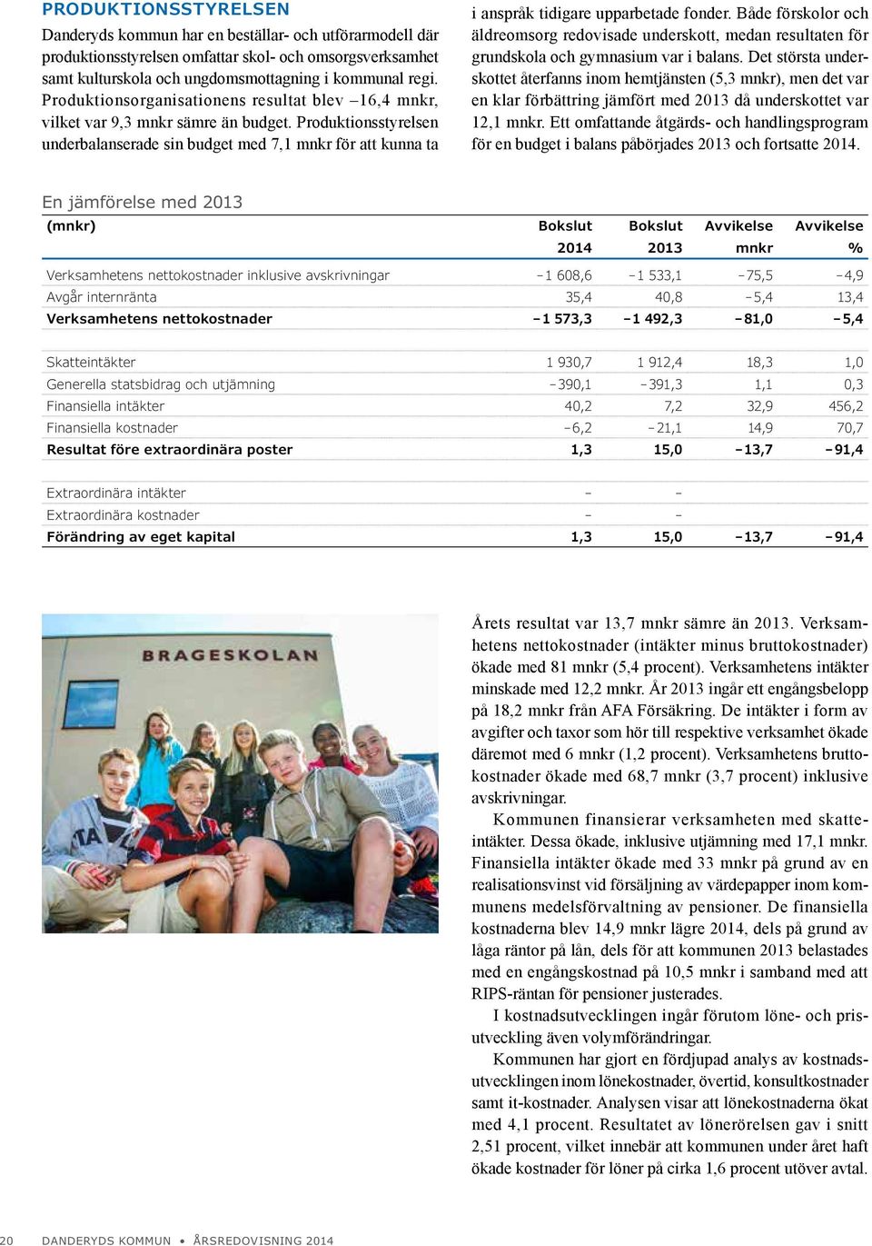 Produktionsstyrelsen underbalanserade sin budget med 7,1 mnkr för att kunna ta i anspråk tidigare upparbetade fonder.