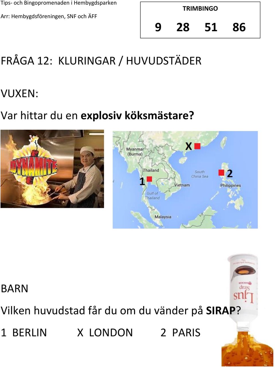 explosiv köksmästare?