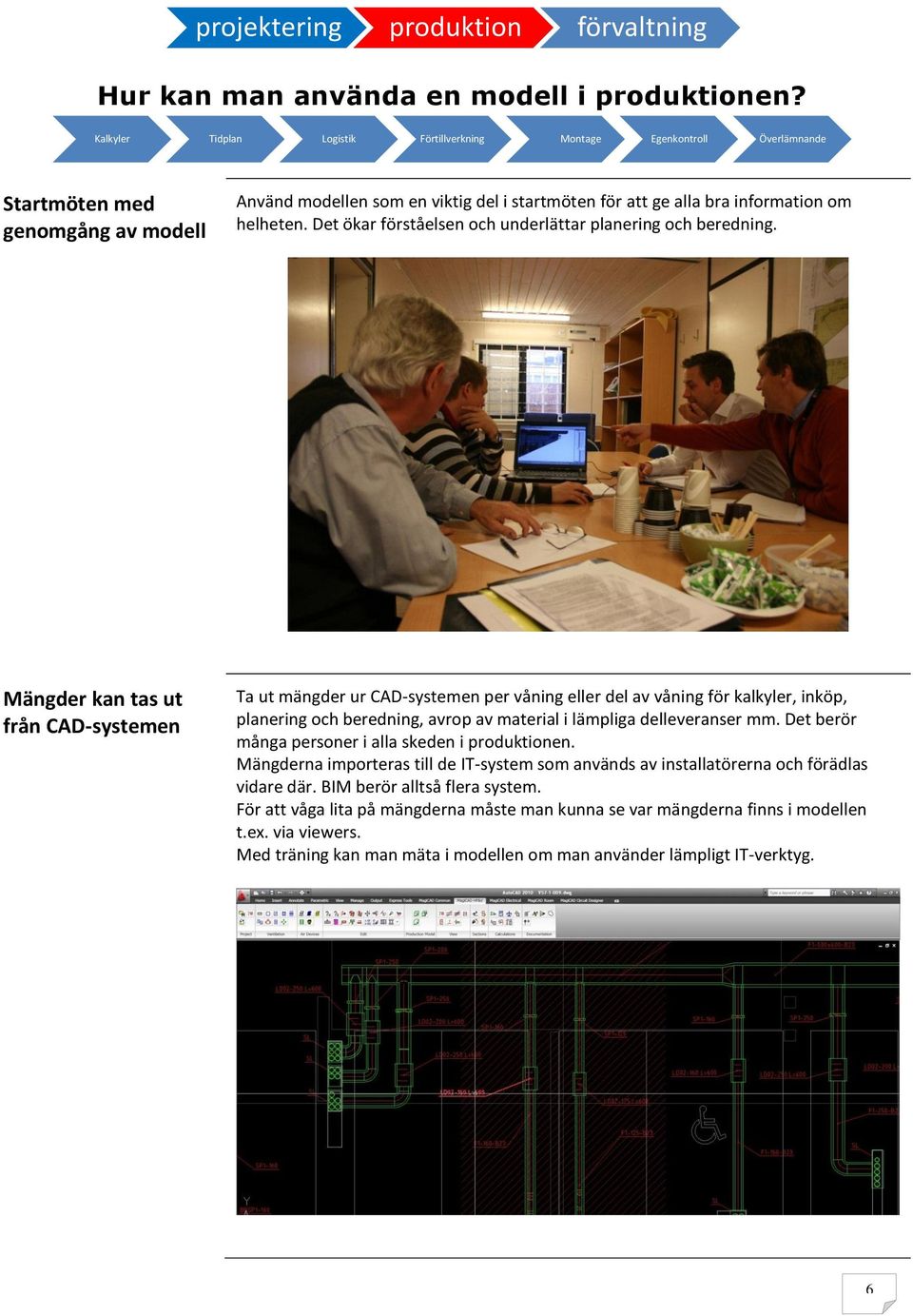 helheten. Det ökar förståelsen och underlättar planering och beredning.