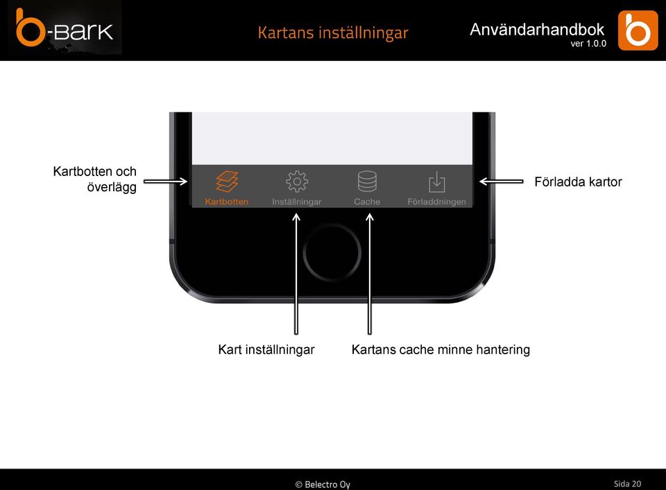 inställningar Kartans